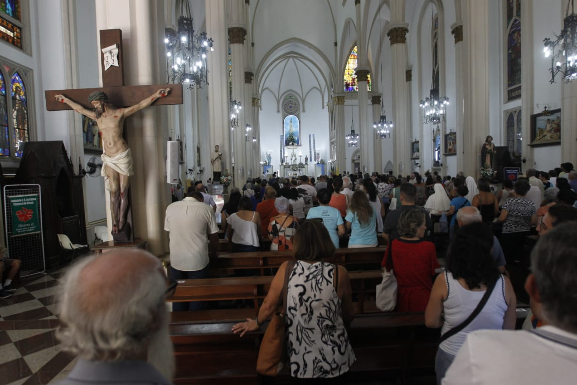 Santuário de Nossa Senhora de Fátima Centro da cidade - Reginaldo Pimenta/Agência O Dia