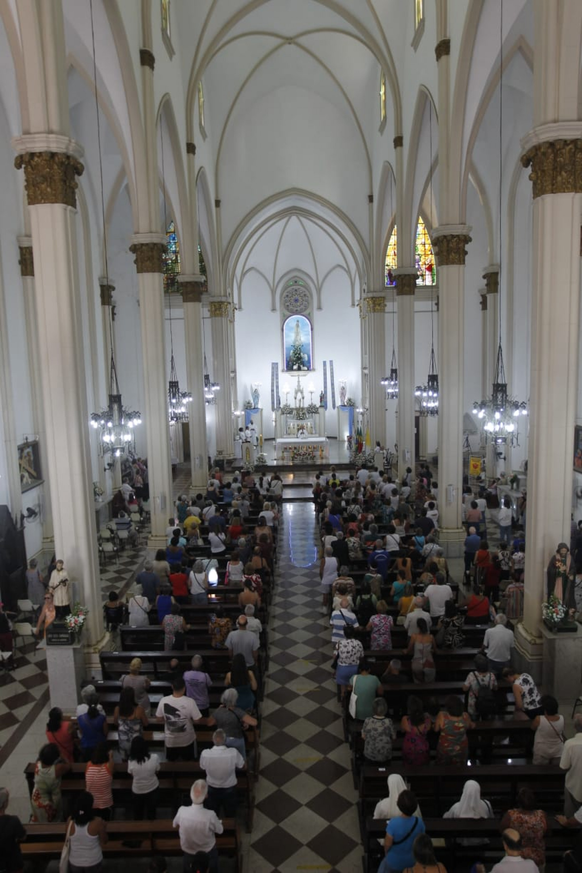 Santuário de Nossa Senhora de Fátima Centro da cidade - Reginaldo Pimenta/Agência O Dia