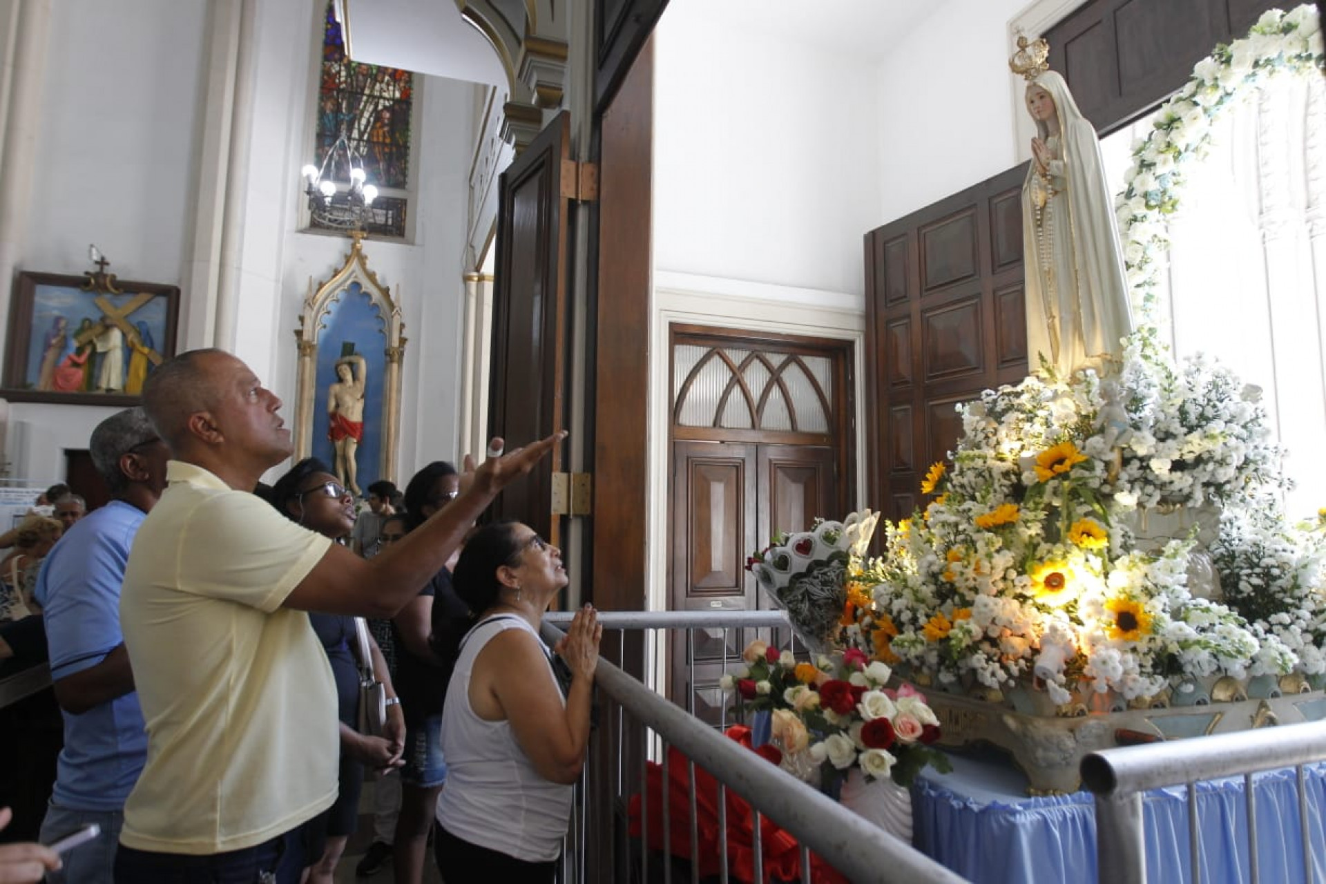 Santuário de Nossa Senhora de Fátima Centro da cidade - Reginaldo Pimenta/Agência O Dia