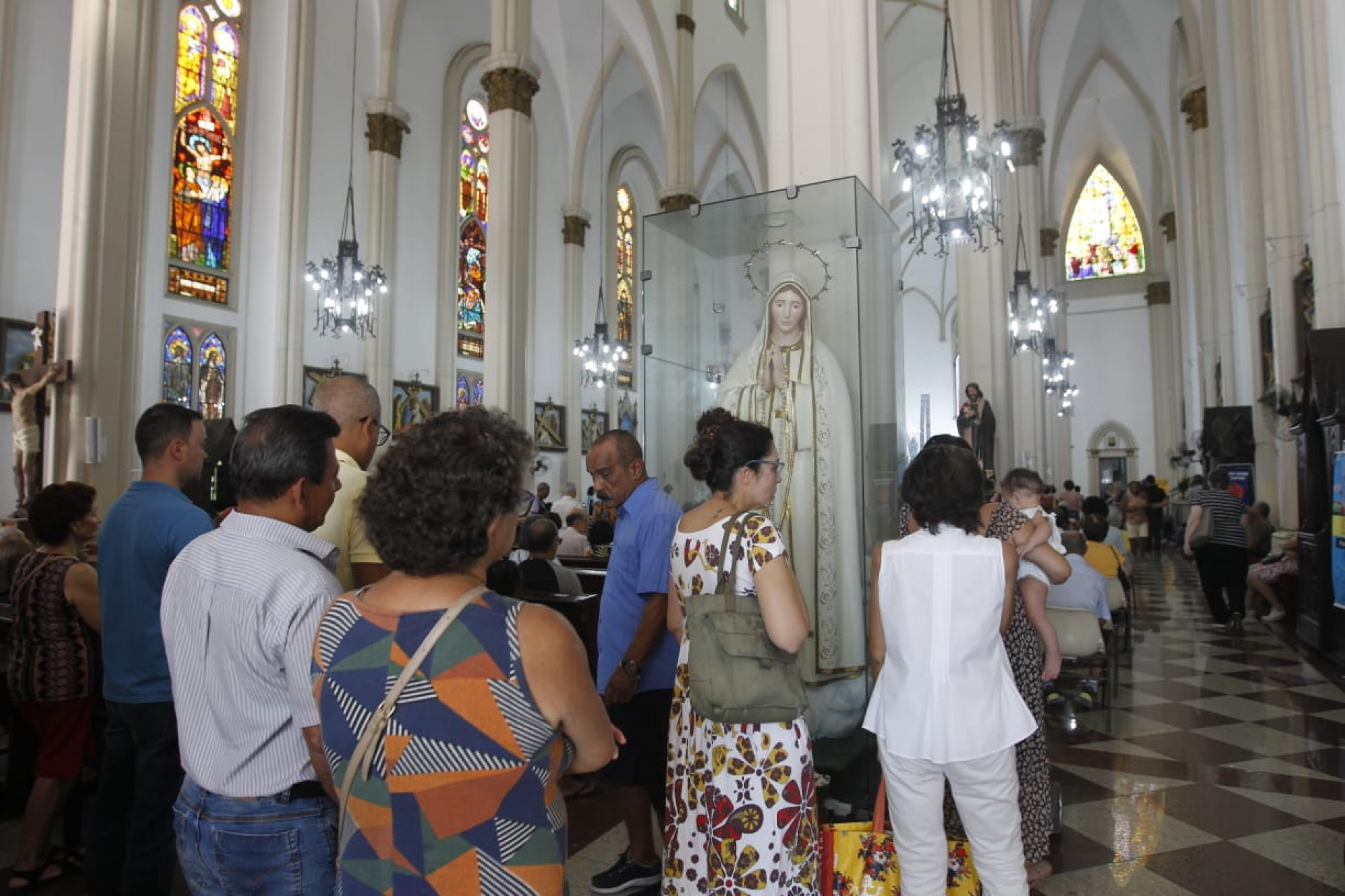 Santuário de Nossa Senhora de Fátima Centro da cidade - Reginaldo Pimenta/Agência O Dia