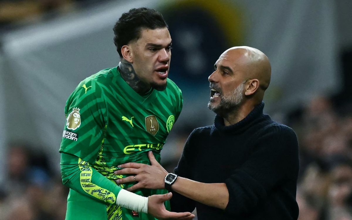 Ederson ficou irritado ao ser substituído