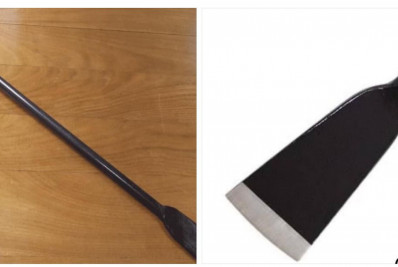 Agressor utiliza cavadeira para violento ataque