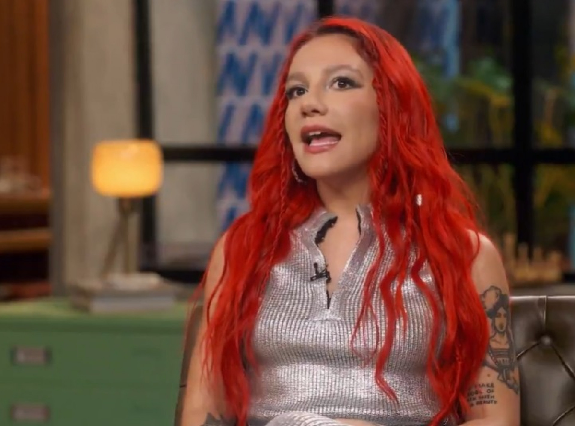 Priscilla participa do 'Conversa com Bial', da TV Globo - Reprodução de vídeo