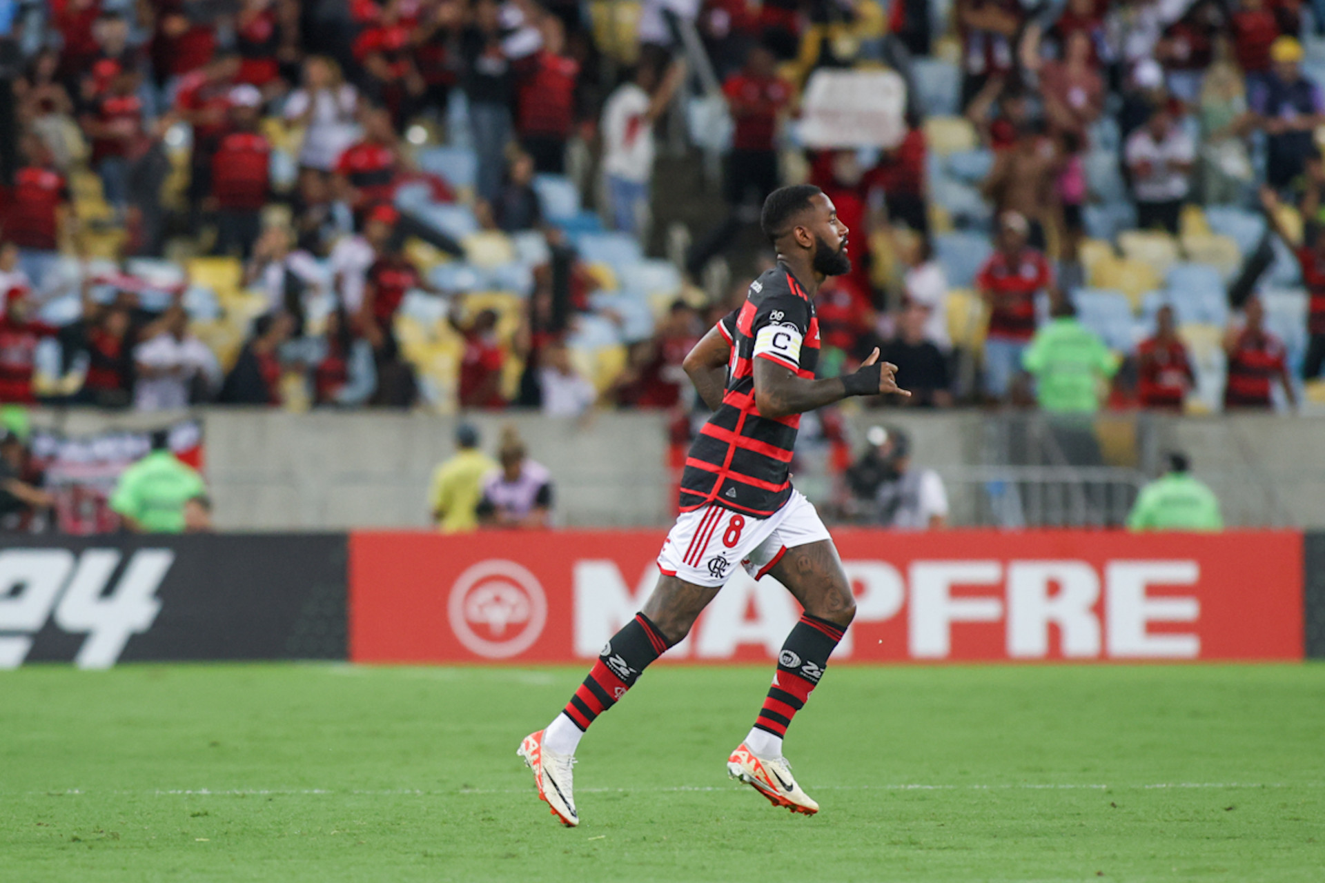 Gerson &eacute; capit&atilde;o do Flamengo - Renan Areias/Ag&ecirc;ncia O Dia