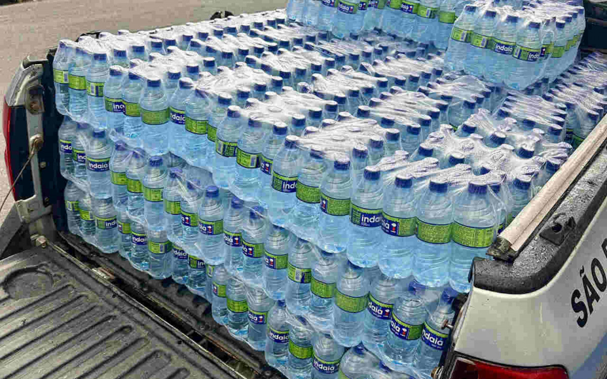 Santos envia caminhão com doação para vítimas das enchentes do RS