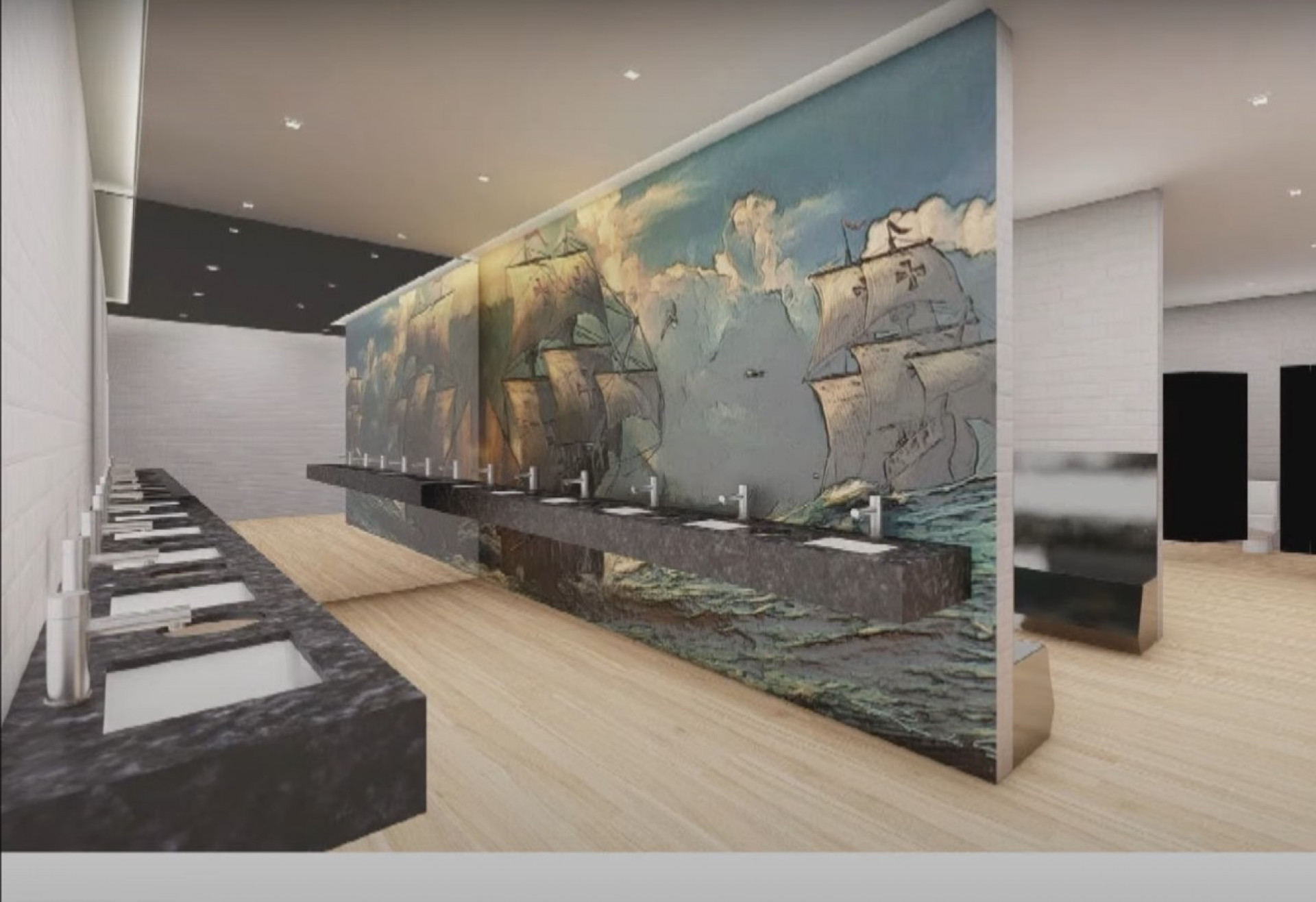 Como o projeto de reforma de São Januário prevê os banheiros da arquibancada