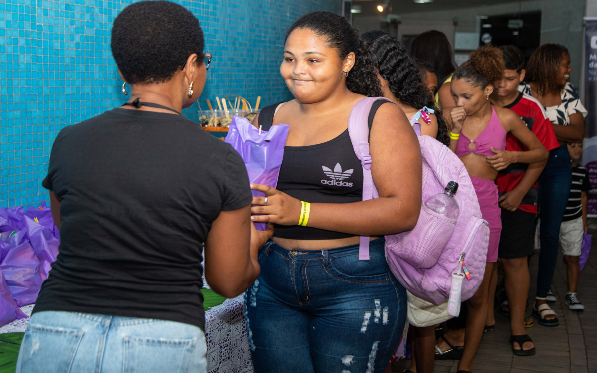 Crianças de projetos sociais de Duque de Caxias visitam o Planetário - Douglas Jacó / Drum Brasil/Divulgação