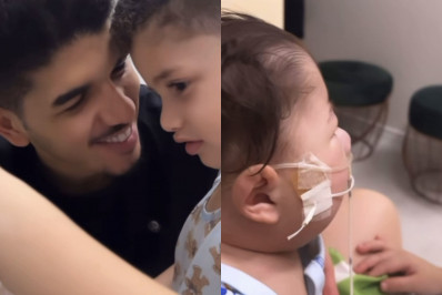 Zé Vaqueiro mostra primeiros momentos de filho caçula em casa após nove meses internado