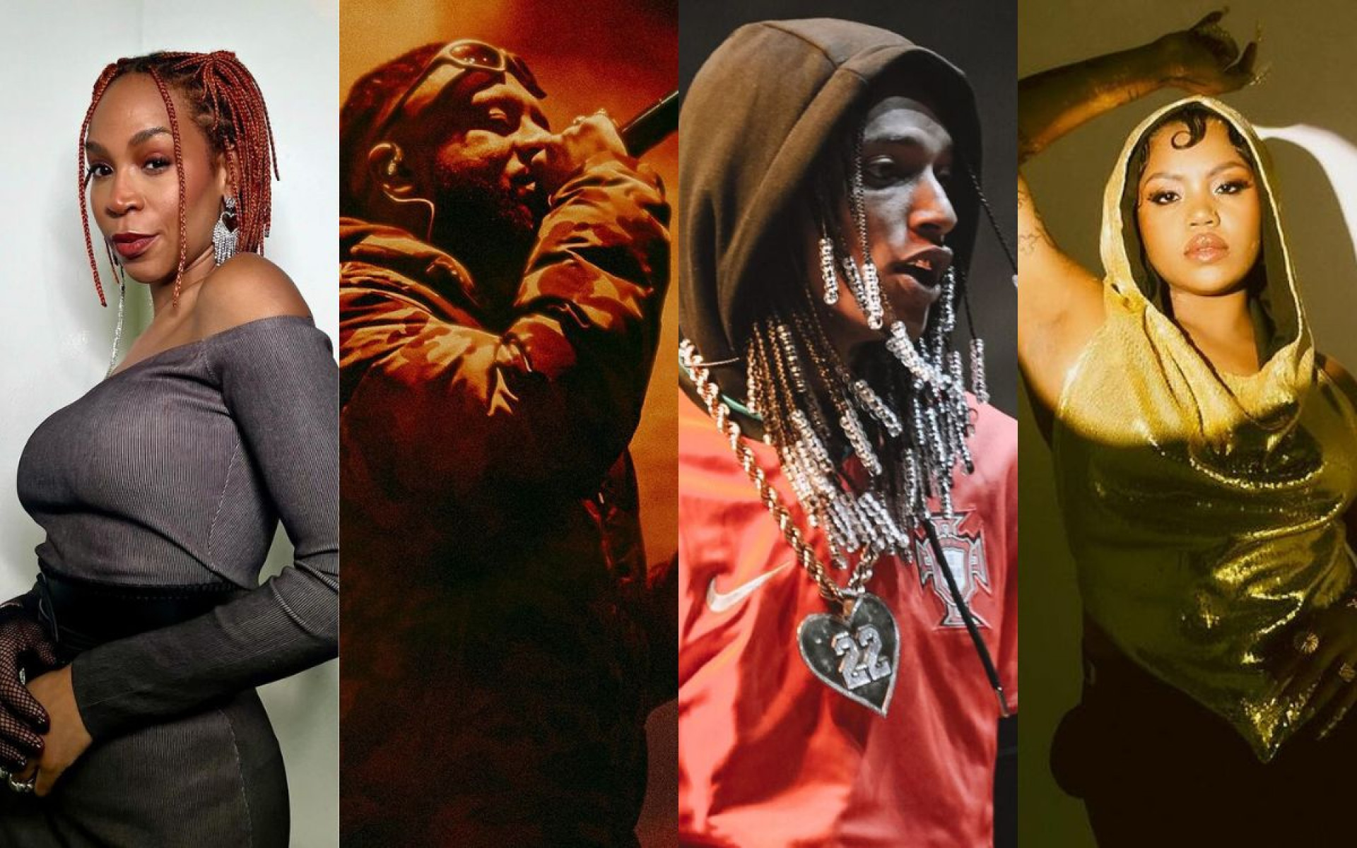 Karol Conká, BK, Oruam e Duquesa representam o Brasil nas indicações ao BET Awards 2024 - Reprodução / Instagram