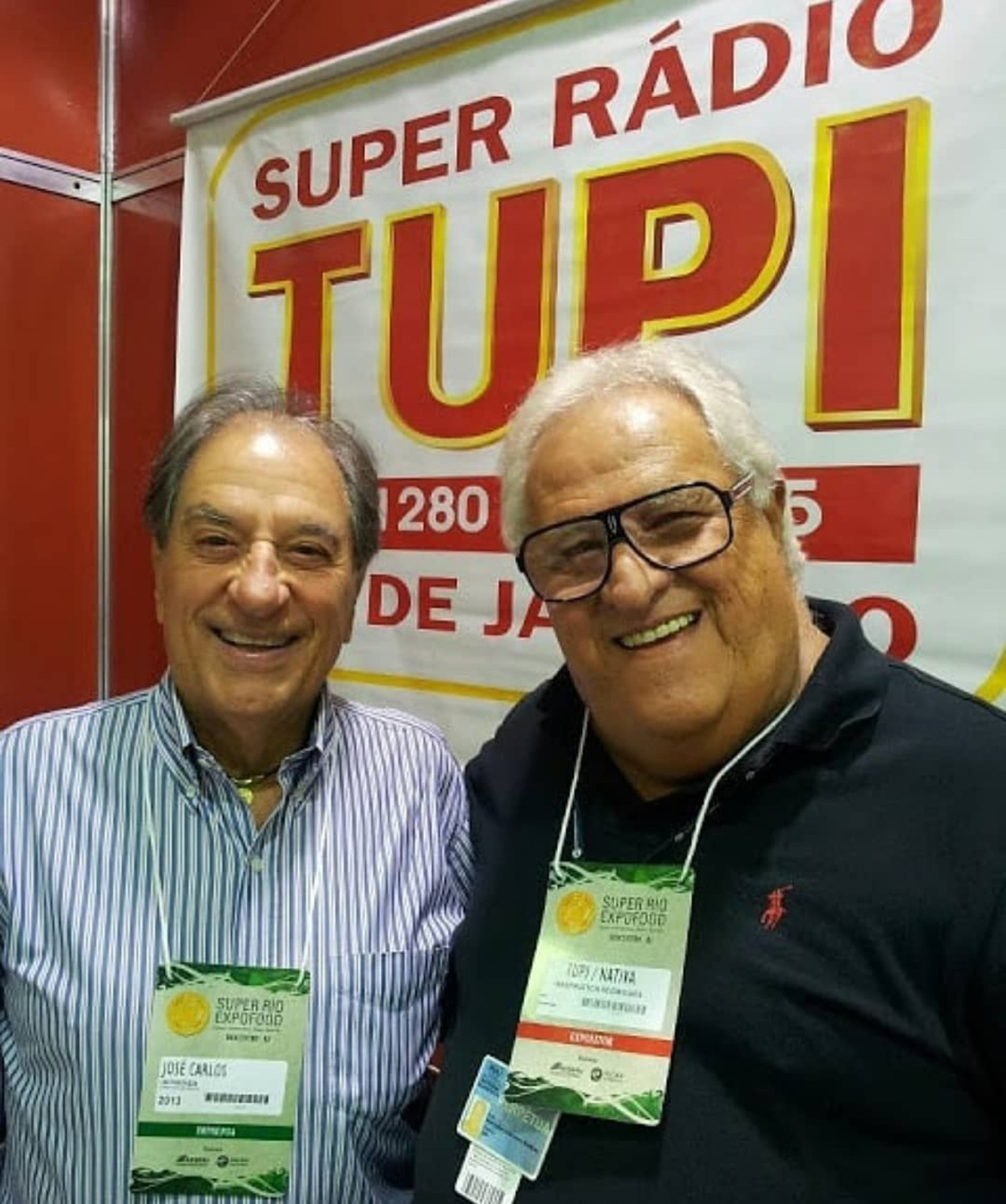 José Carlos Araújo e Apolinho: duas lendas do rádio esportivo brasileiro - Reprodução / Facebook Rádio Tupi