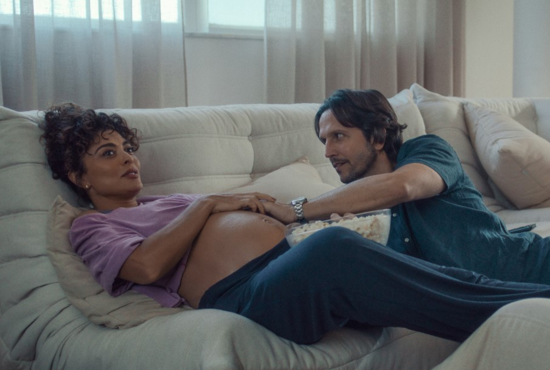 Juliana Paes e Vladimir Brichta formam um casal na série 'Pedaço de Mim' - Marcos Serra Lima/Netflix