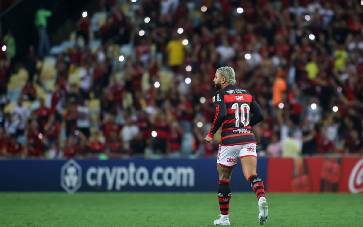 Gabigol vestia a camisa 10 do Flamengo desde o início de 2023 - Renan Areias / Agência O Dia