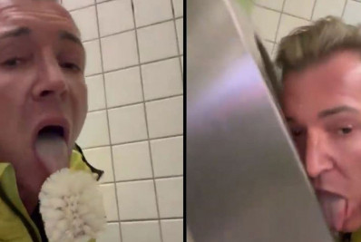 Deputado alemão causa polêmica ao divulgar vídeos lambendo banheiros públicos; veja