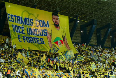 Torcida de clube de Cristiano Ronaldo traz mensagem de apoio ao RS