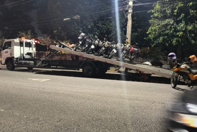 Mais de 30 motos são apreendidas em ação contra 'rolezinhos'