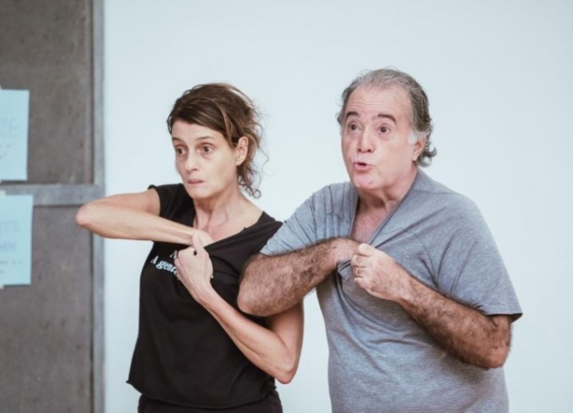 Denise Fraga e Tony Ramos durante o espetáculo 'O que só sabemos juntos' - Reprodução / Instagram