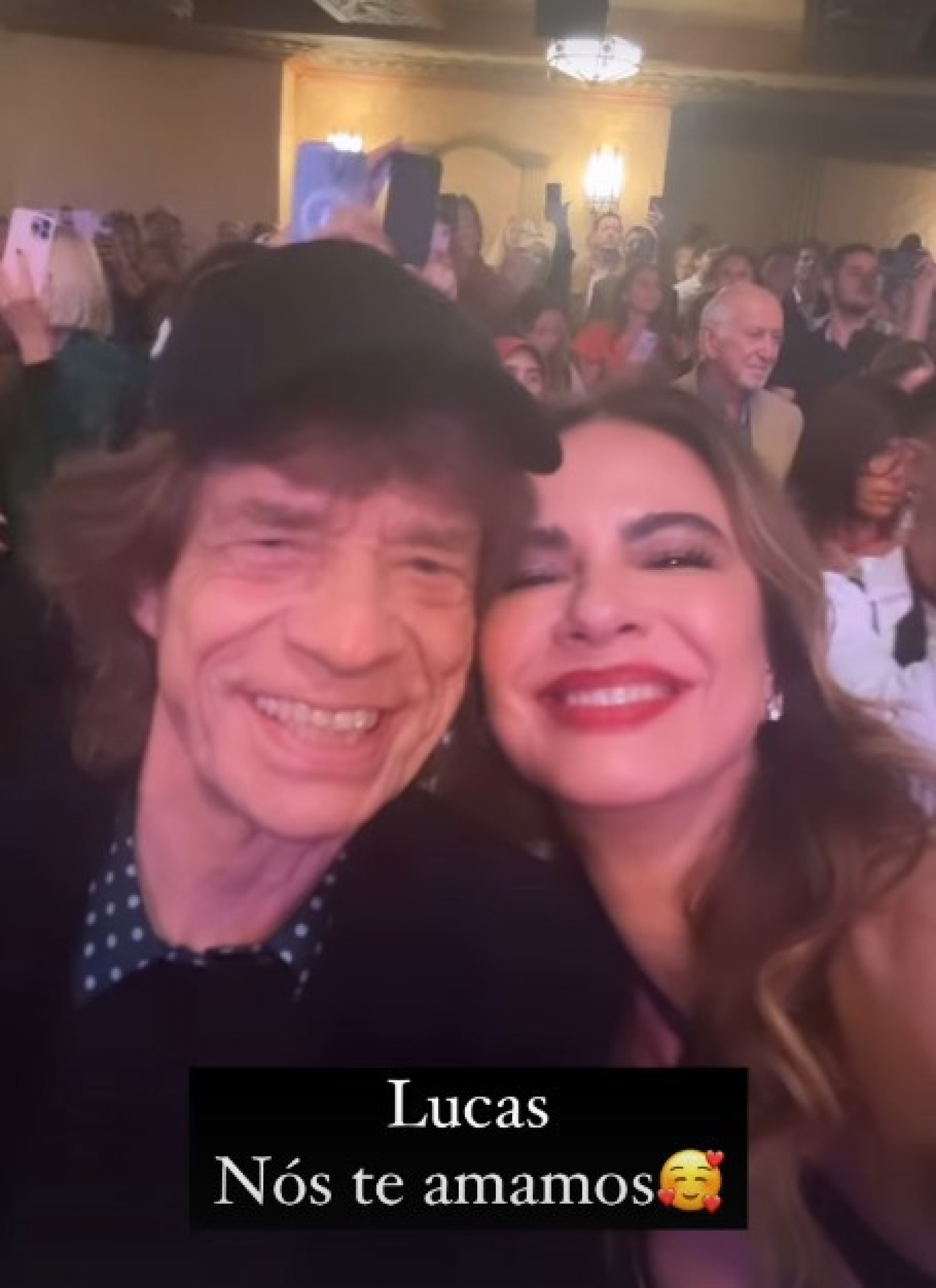 Luciana Gimenez e Mick Jagger posam juntos na formatura do filho - Reprodução / Instagram