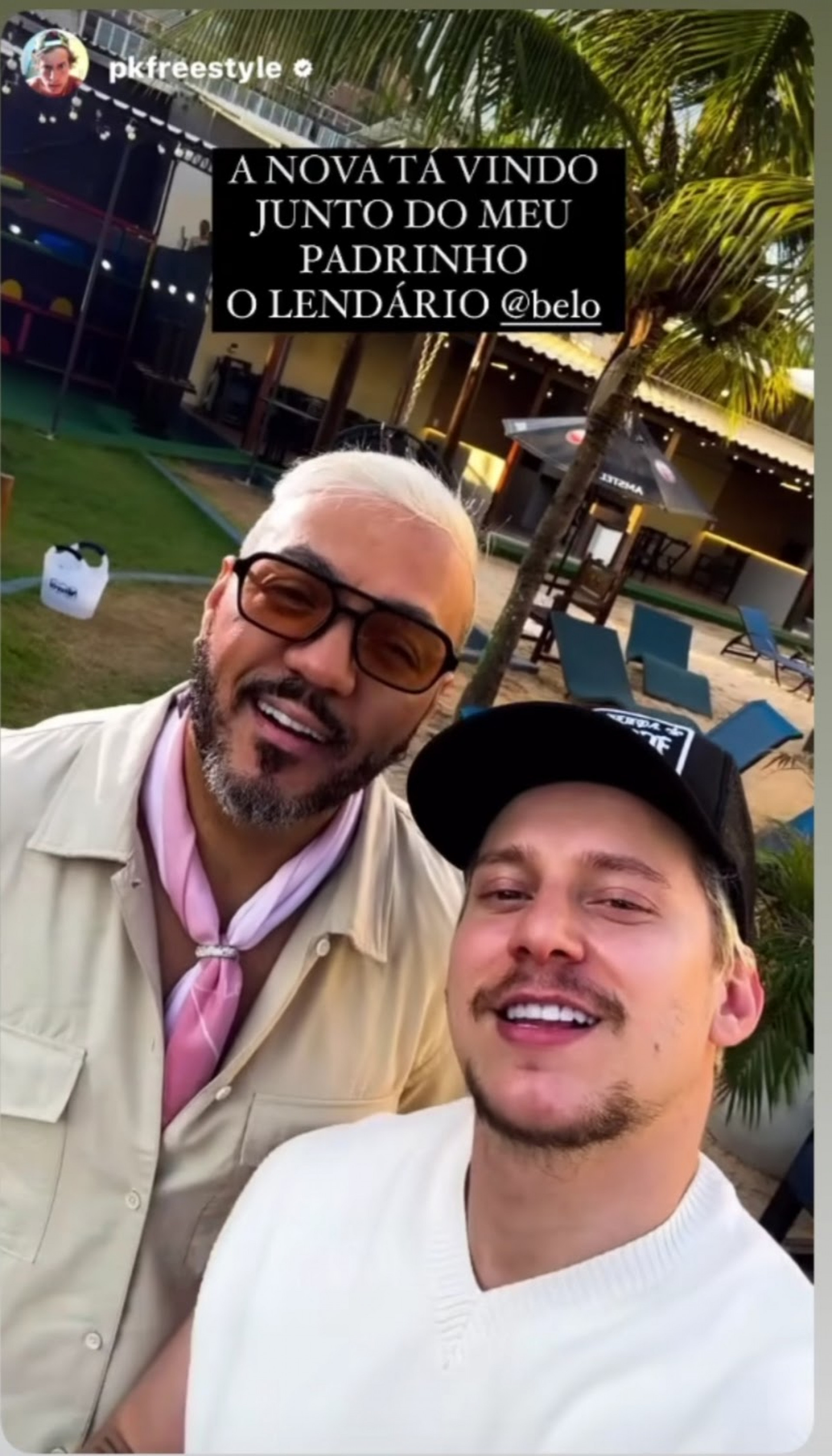 Belo e PK anunciam parceria