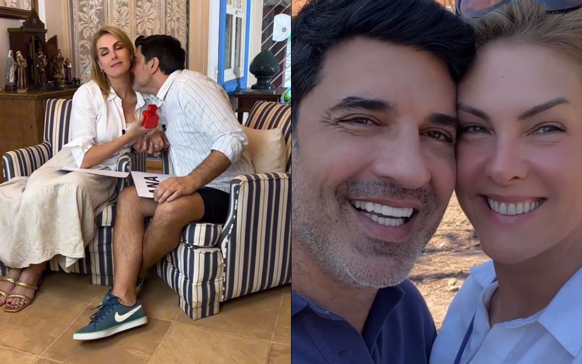 Ana Hickmann se derrete por Edu Guedes no aniversário de 50 anos do chef - Reprodução / Insagram