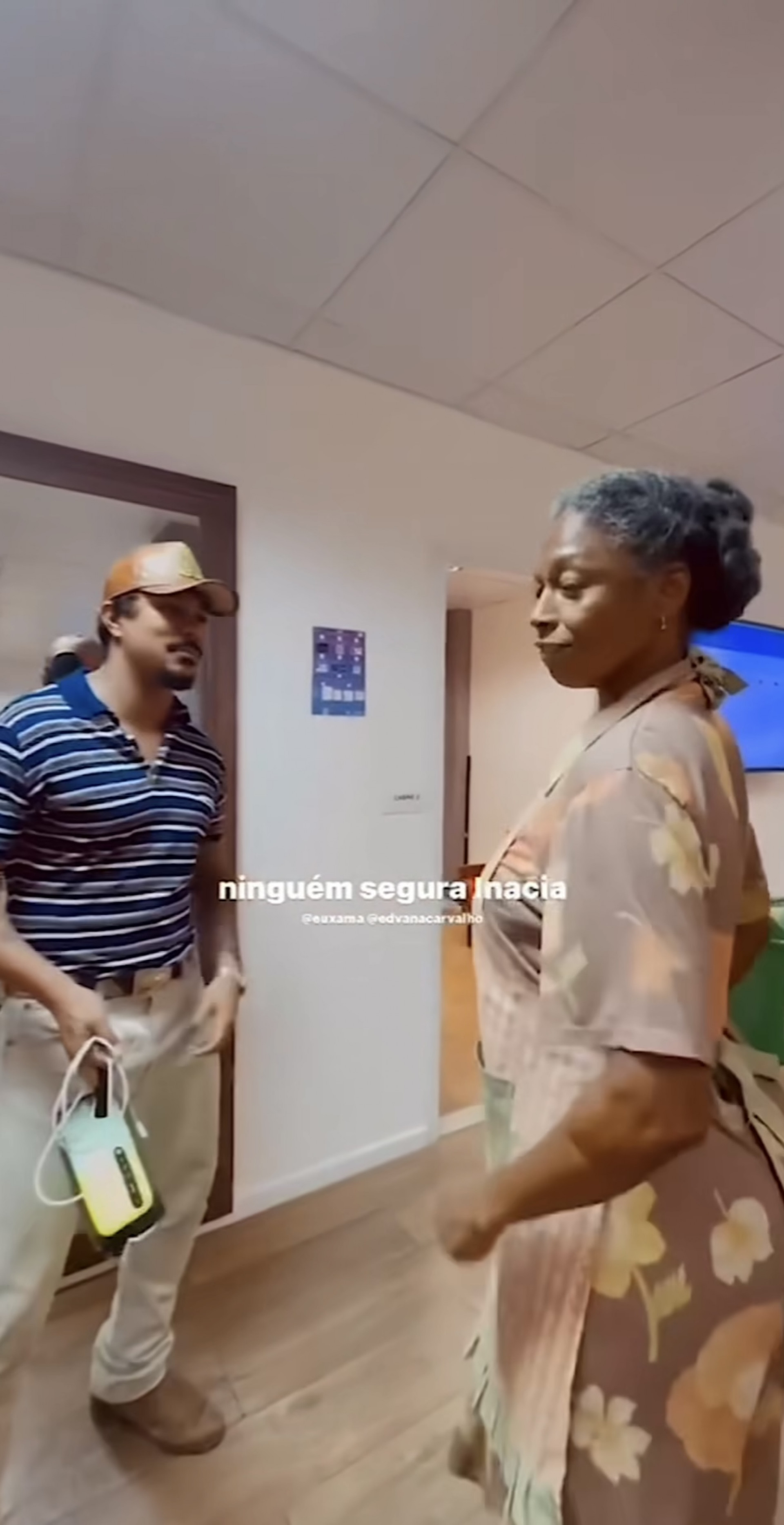 Xamã e Edvana Carvalho dançam 'rap da Inácia' - Reprodução