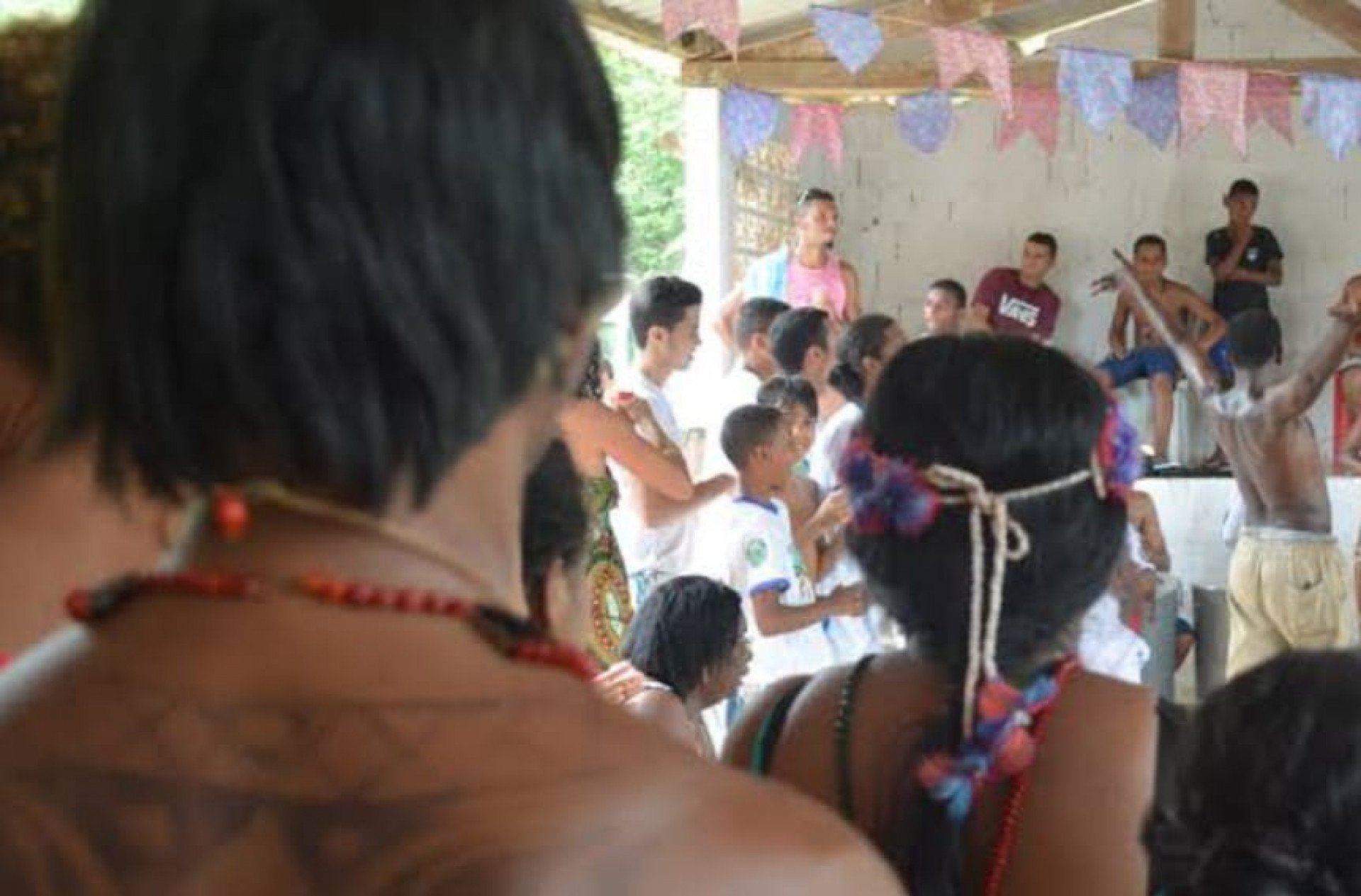 Quilombolas e indígenas apreciam o Jongo  - Divulgação/reprodução internet