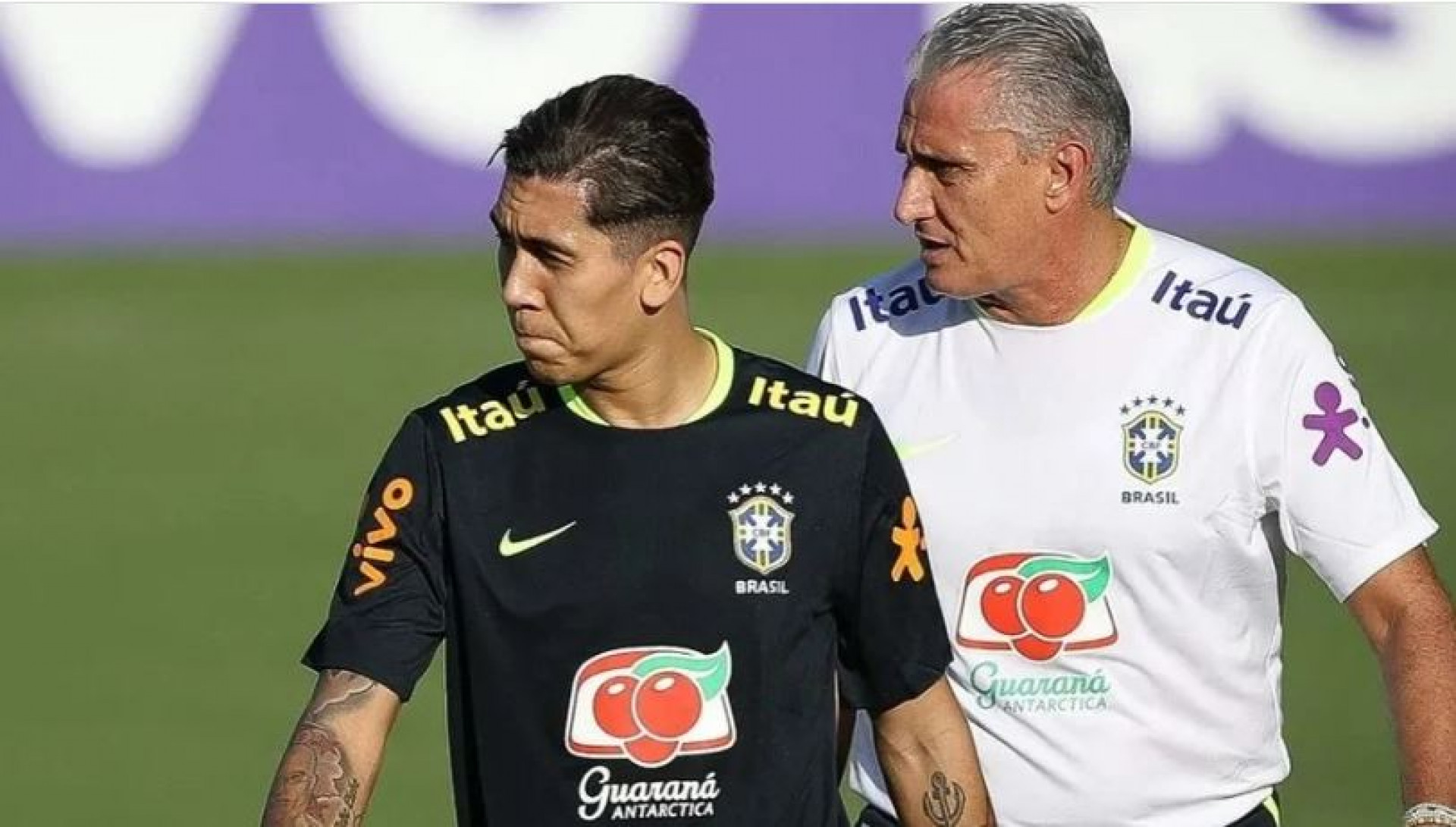 Firmino narra decep&ccedil;&atilde;o com t&eacute;cnico Tite em autobiografia - Reprodu&ccedil;&atilde;o Twitter