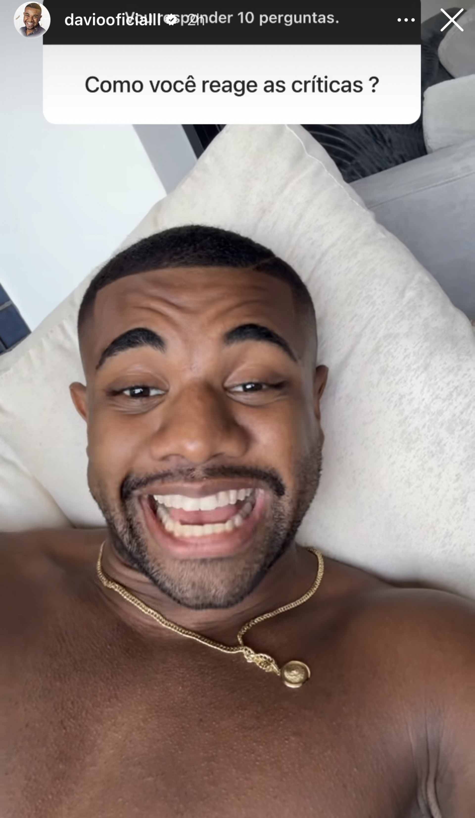 Davi, campeão do 'BBB 24', tira dúvidas dos seguidores - Reprodução