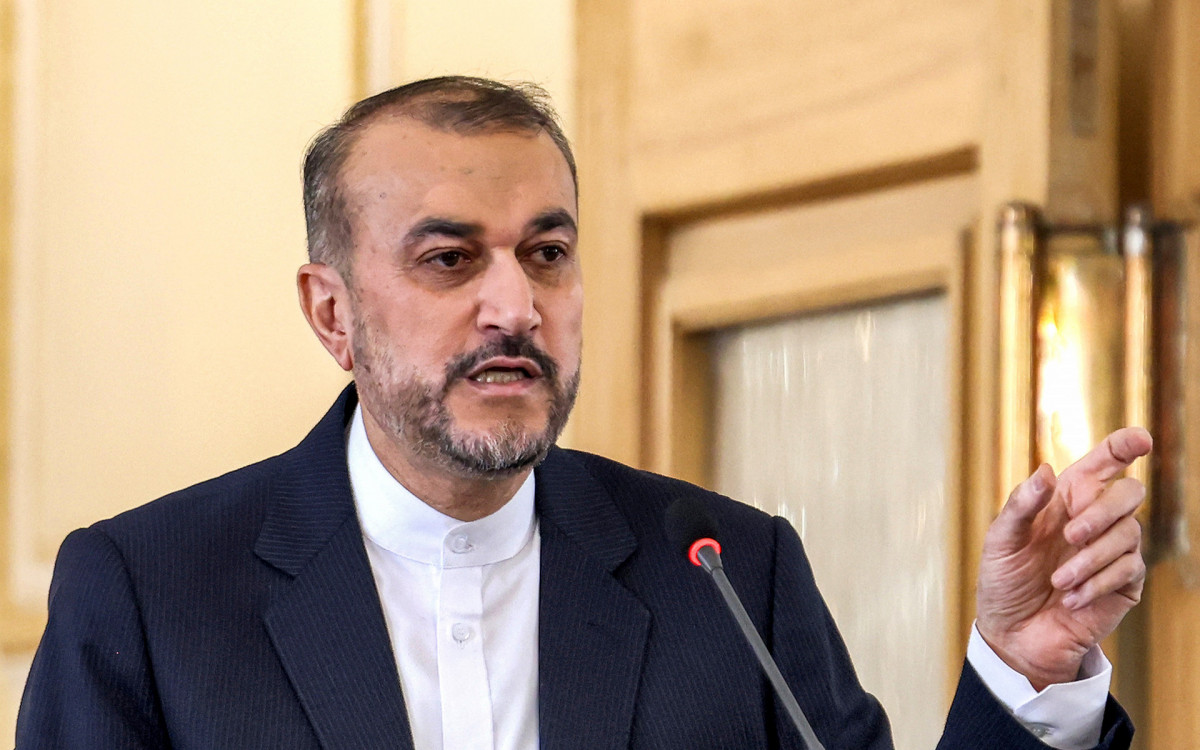 Ministro das Relações Exteriores do Irã, Hossein Amir-Abdollahian - AFP