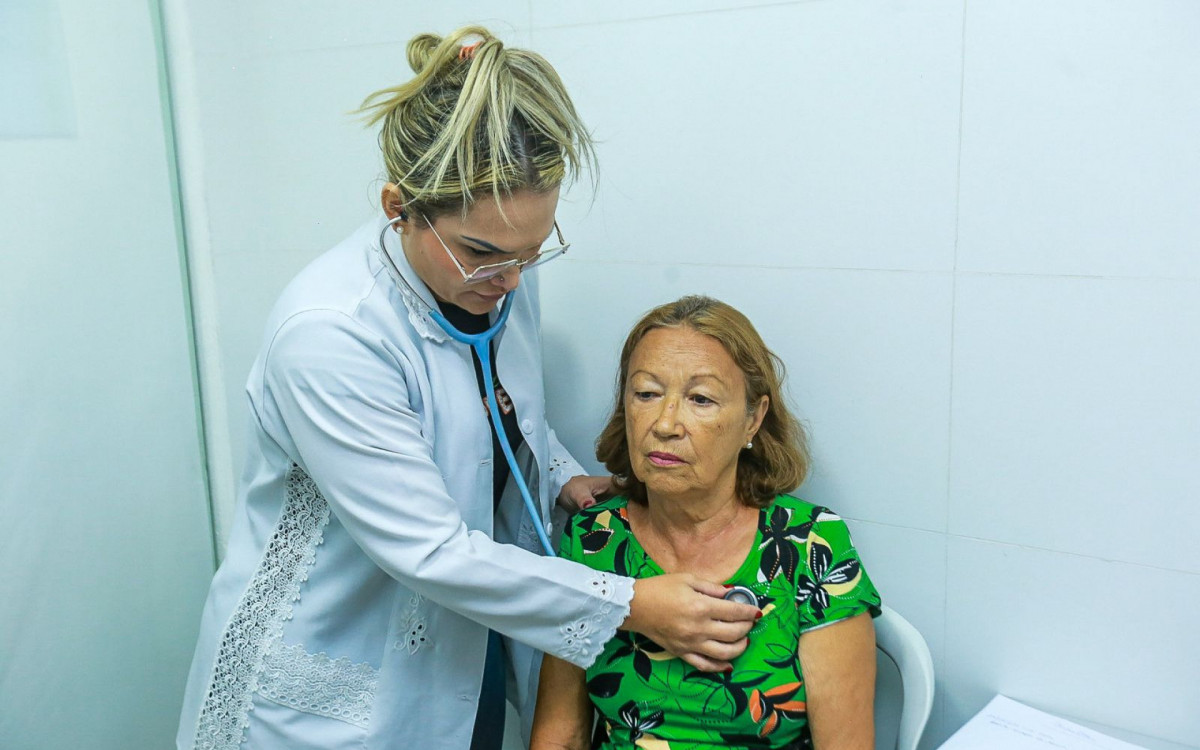 Moradora do bairro Xavantes, Hilma Soares enfatizou que teve pneumonia na época da Covid e resolveu fazer o exame de espirometria