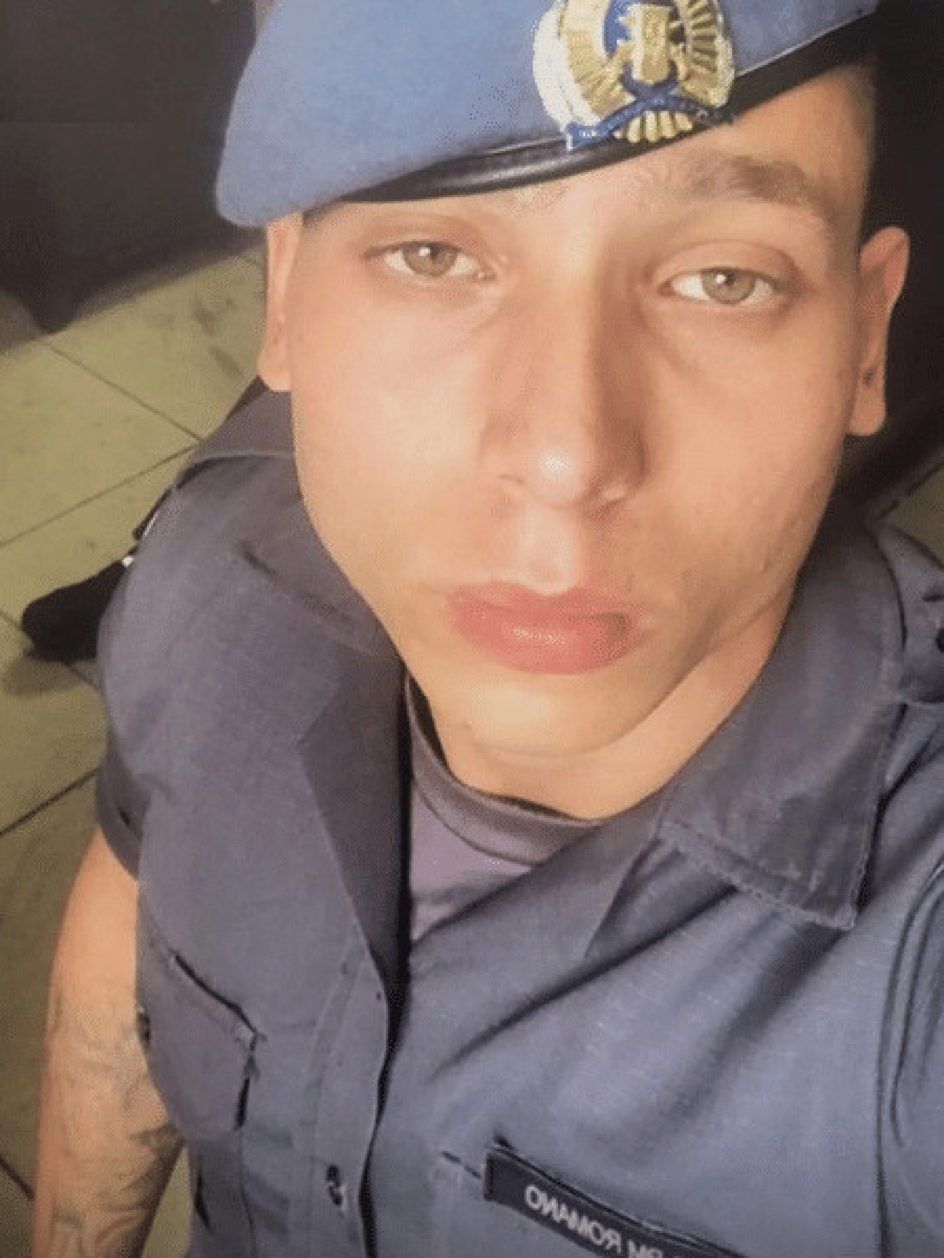 O soldado Luca Romano tinha 21 anos e estava na pol&iacute;cia desde 2022 - Redes Sociais / Reprodu&ccedil;&atilde;o