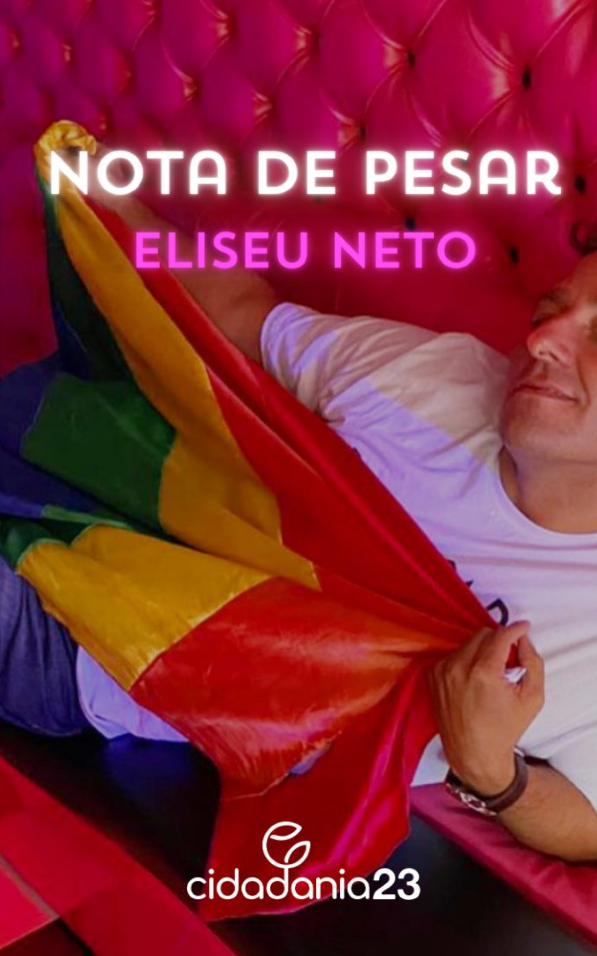 Eliseu Neto era ativista LGBTQIA+ líder de ação que criminalizou homofobia no Brasil - Divulgação