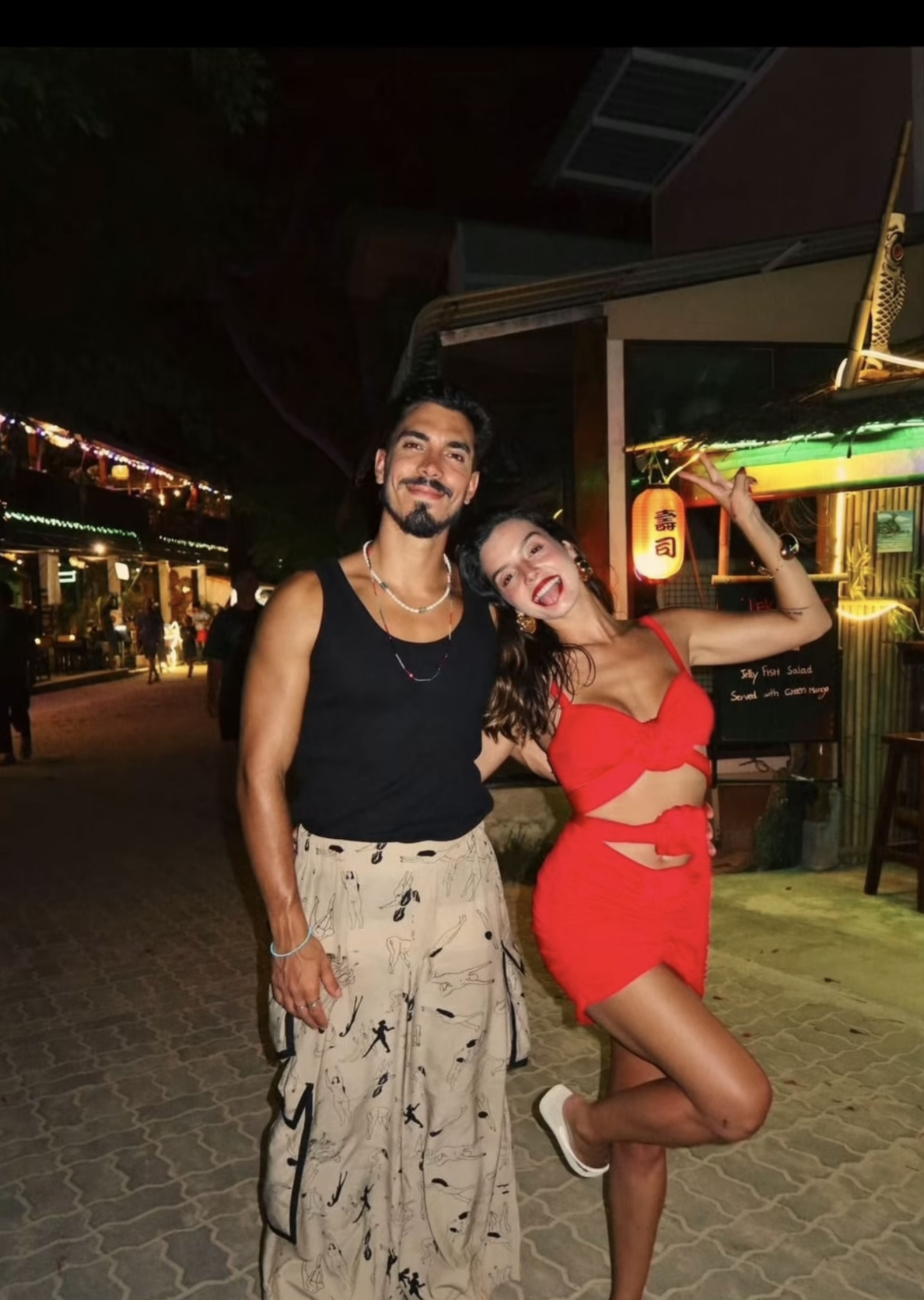 Gabriel David celebra aniversário de Giovanna Lancellotti - Reprodução