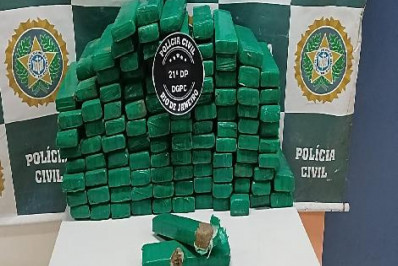 Homem é preso em flagrante com 100kg de maconha