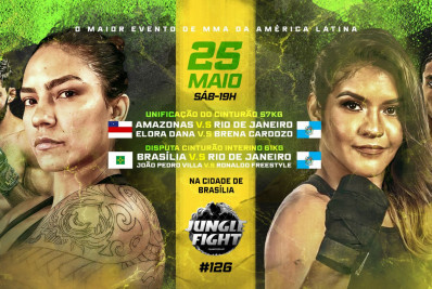 Jungle Fight desembarca em Brasília no sábado (25) com transmissão da Globo