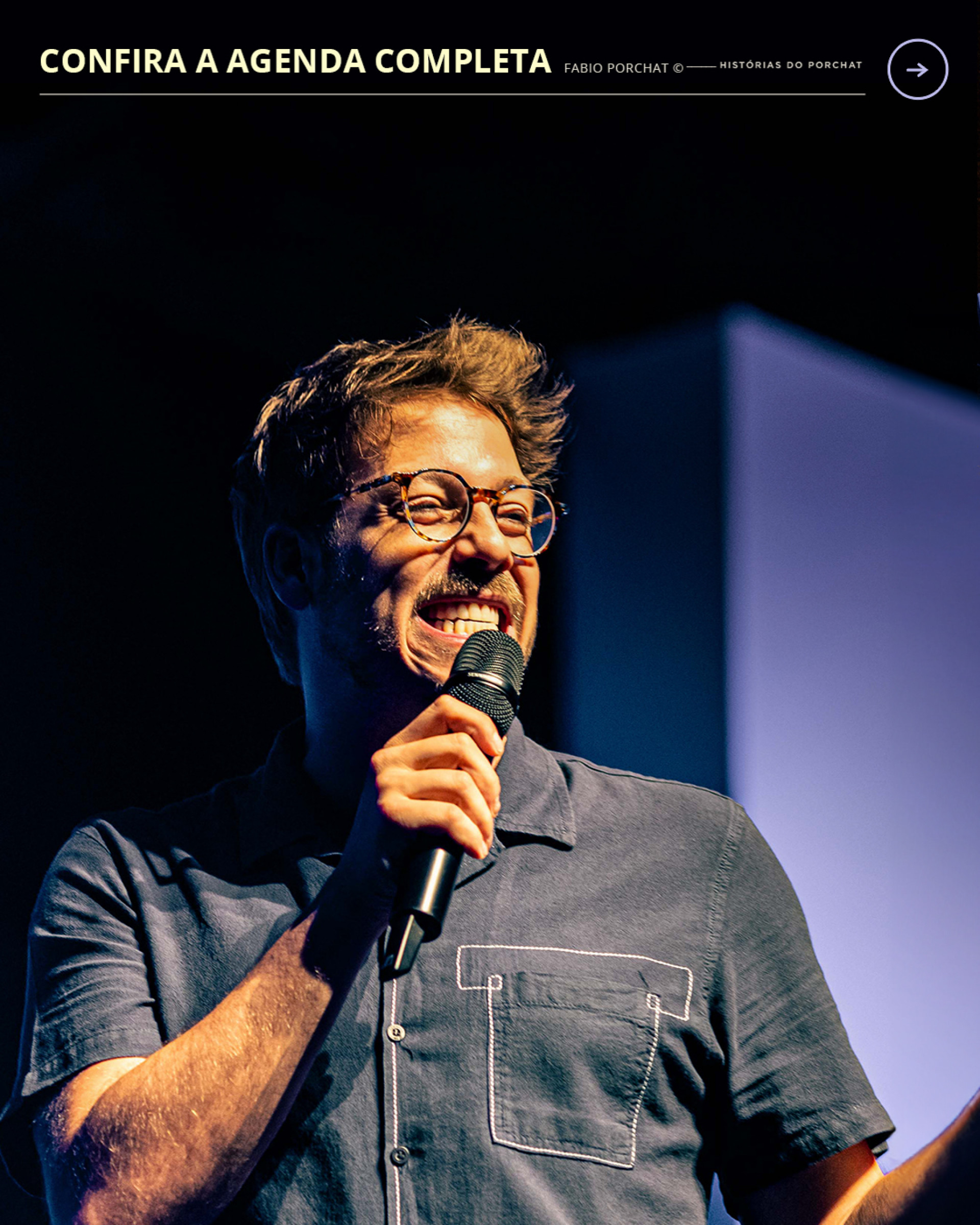 Comediante e apresentador Fabio Porchat