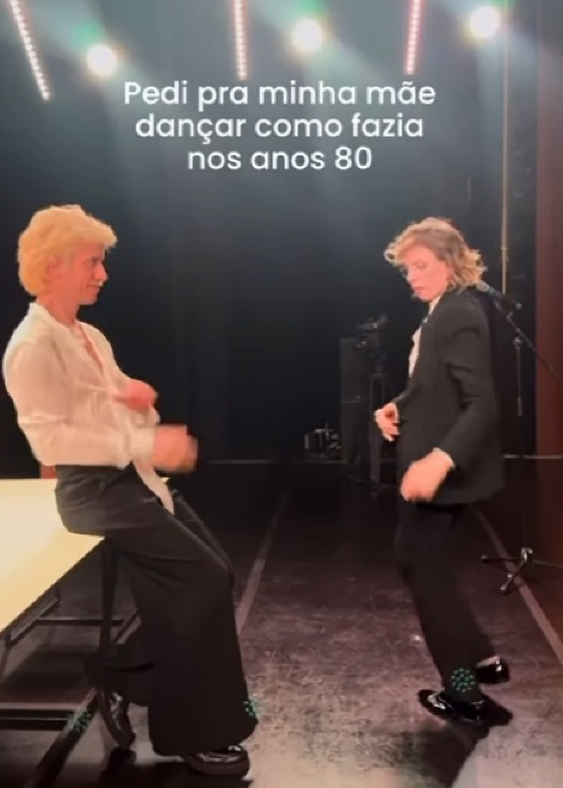 Marília Gabriela se joga na dança a pedido do filho - Reprodução do Instagram