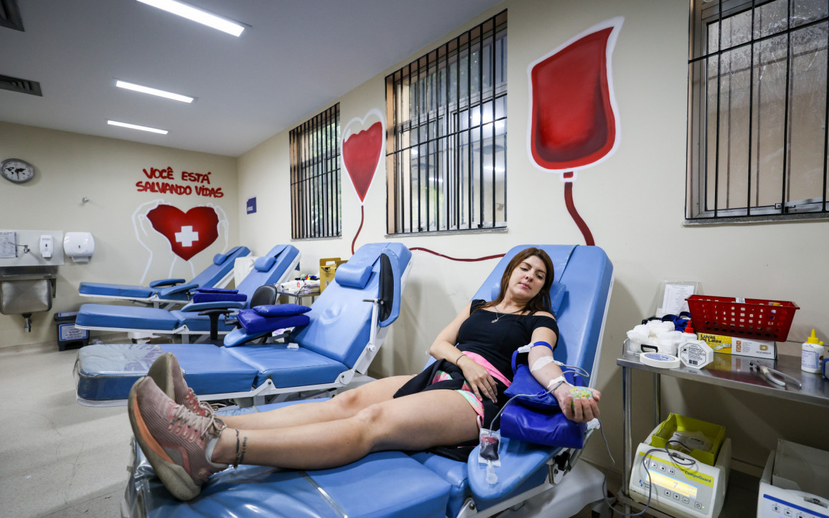 Luíza Bizzo costuma doar sangue a cada quatro meses