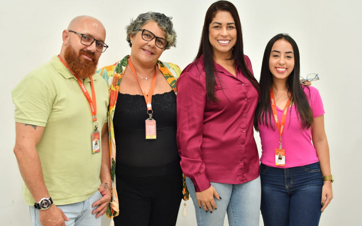 Cláudio barros, Ana Paula, Clarice Santos e Juliana Richa no lançamento do Projeto Viver Bem a Nova Idade