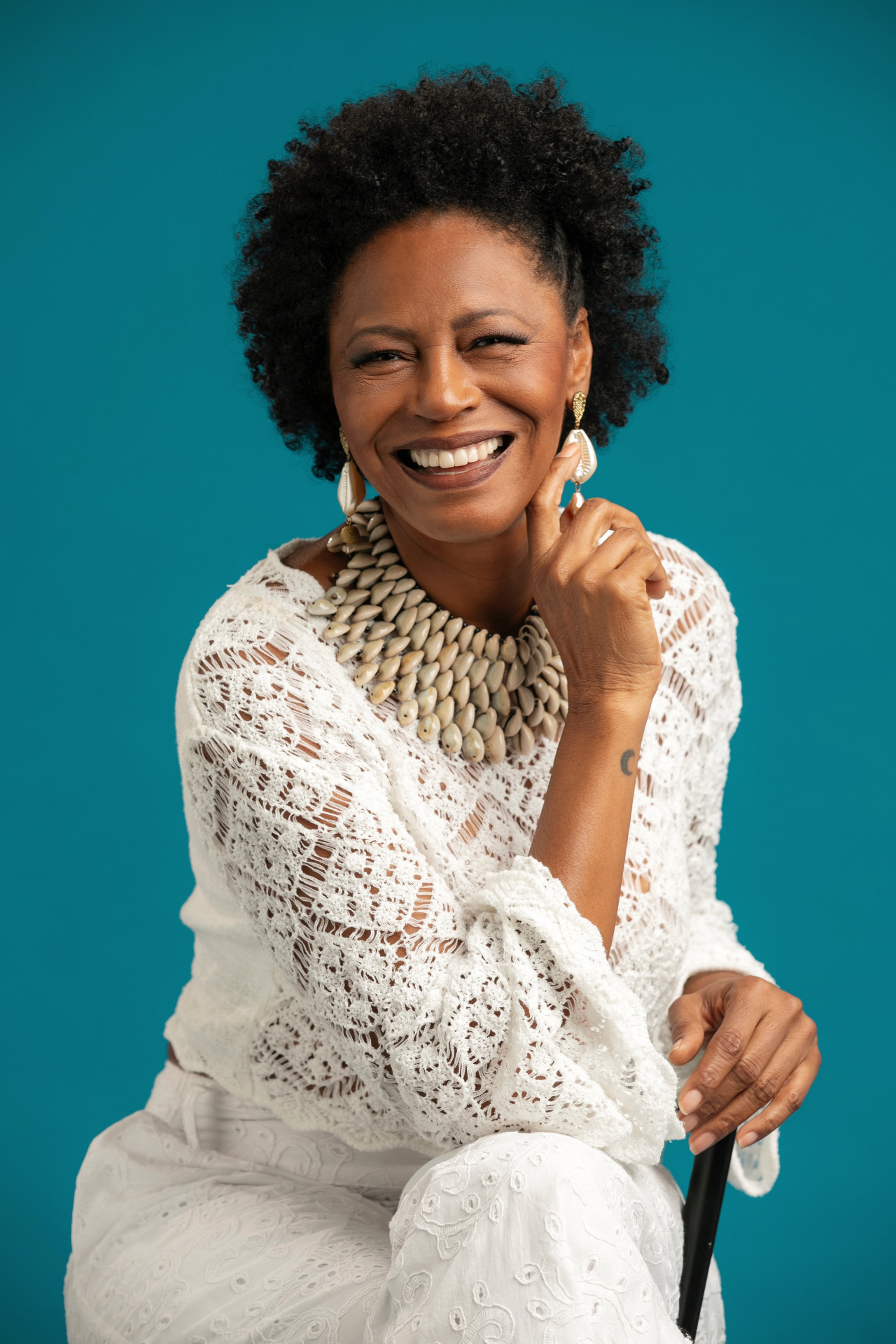 Edvana Carvalho faz sucesso como In&aacute;cia, em 'Renascer' - Manoella Mello / TV Globo