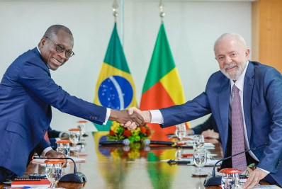 Lula recebe presidente do Benin para reunião bilateral, seguida de assinatura de atos