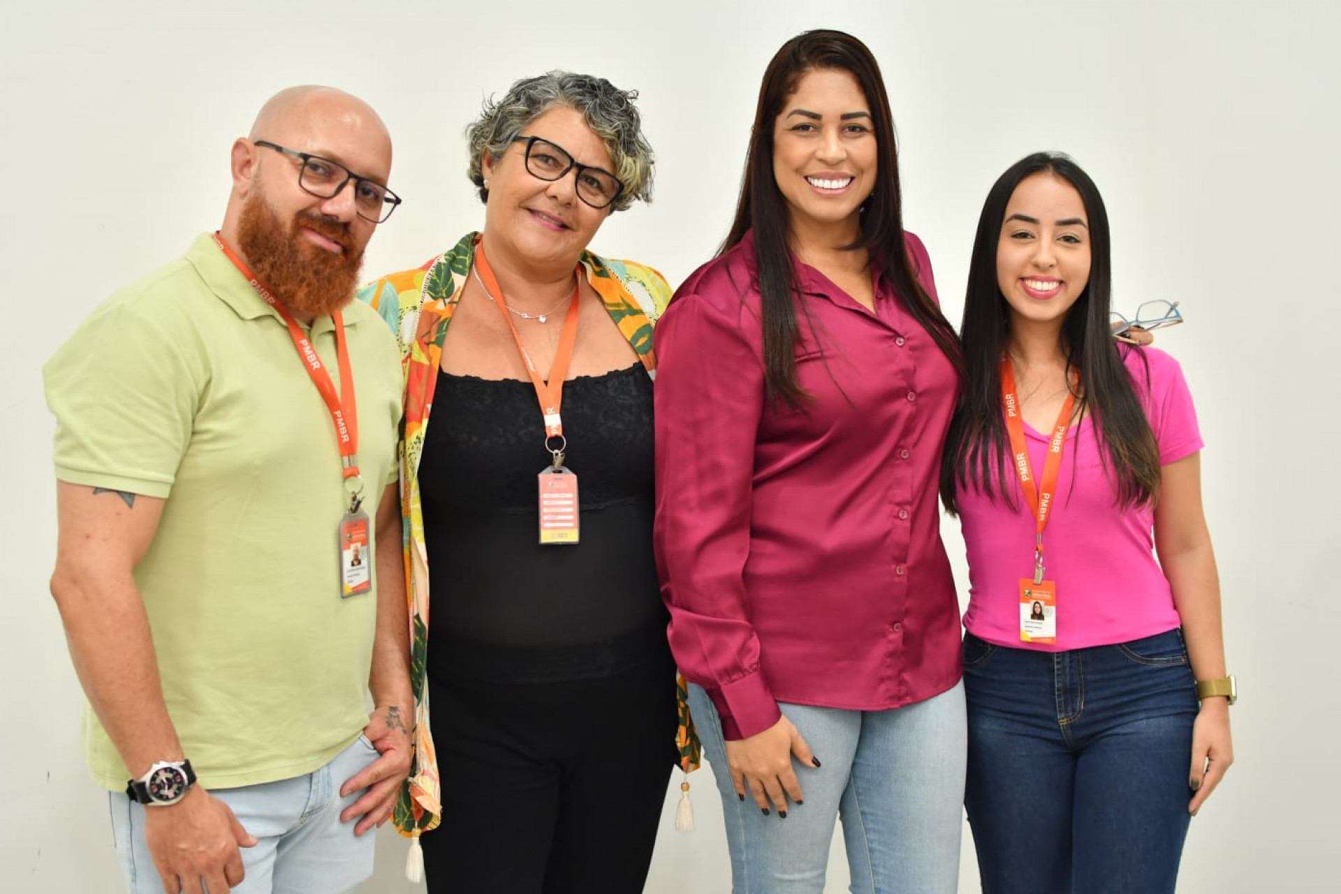 Cl&aacute;udio barros, Ana Paula, Clarice Santos e Juliana Richa no lan&ccedil;amento do Projeto Viver Bem a Nova Idade - Jeovani Campos / PMBR