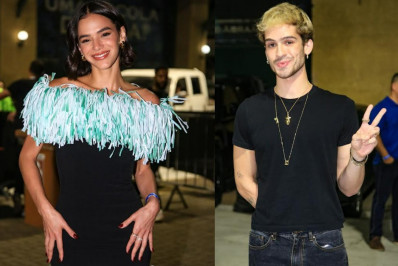 Em meio a rumores de romance, Bruna Marquezine e João Guilherme marcam presença em evento no Rio