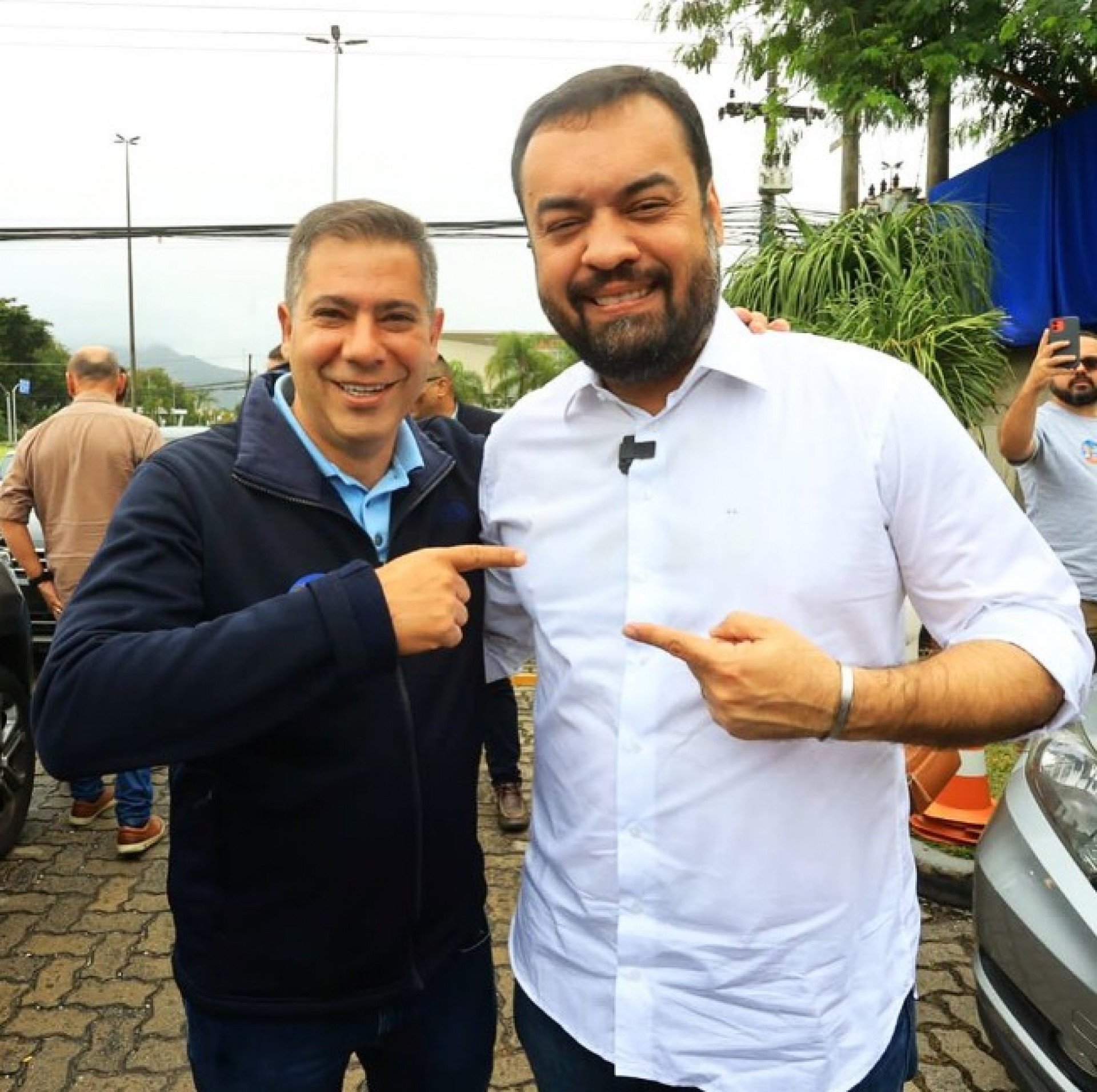 Dr. Serginho (PL) e governador Cláudio Castro (PL) - Reprodução