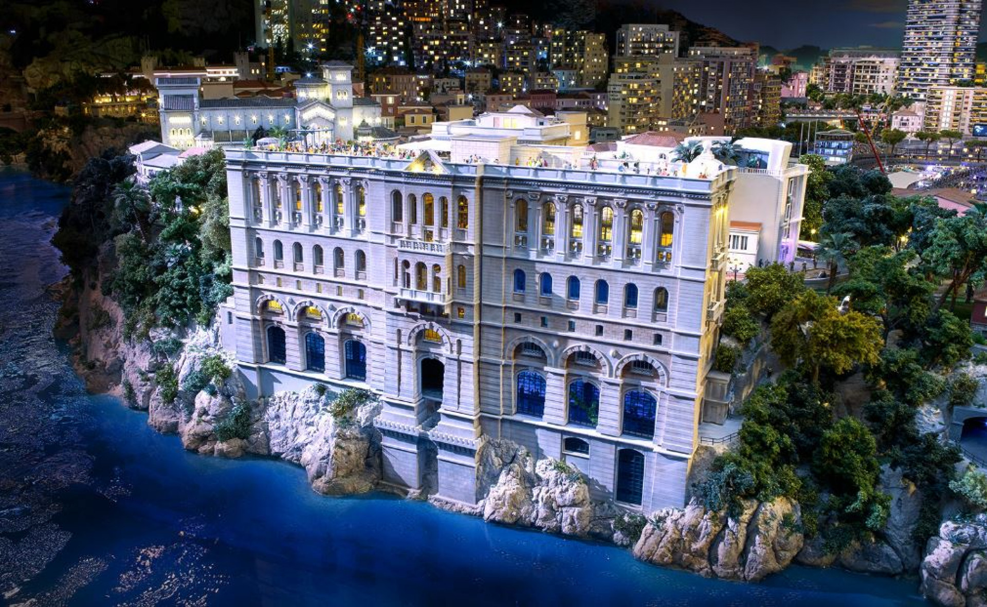 Réplica do Museu Oceanográfico, uma das atrações turísticas da cidade - Reprodução / Miniatur Wunderland