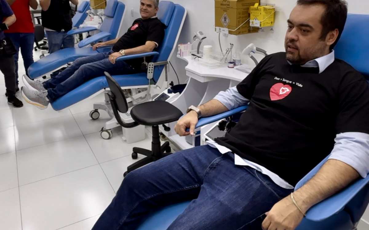 Governador Cláudio Castro e o secretário de Transporte, Washington Reis, participaram de inauguração