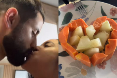 Ex-BBB Isabelle é surpreendida por Matteus com café da manhã romântico: 'É um príncipe'