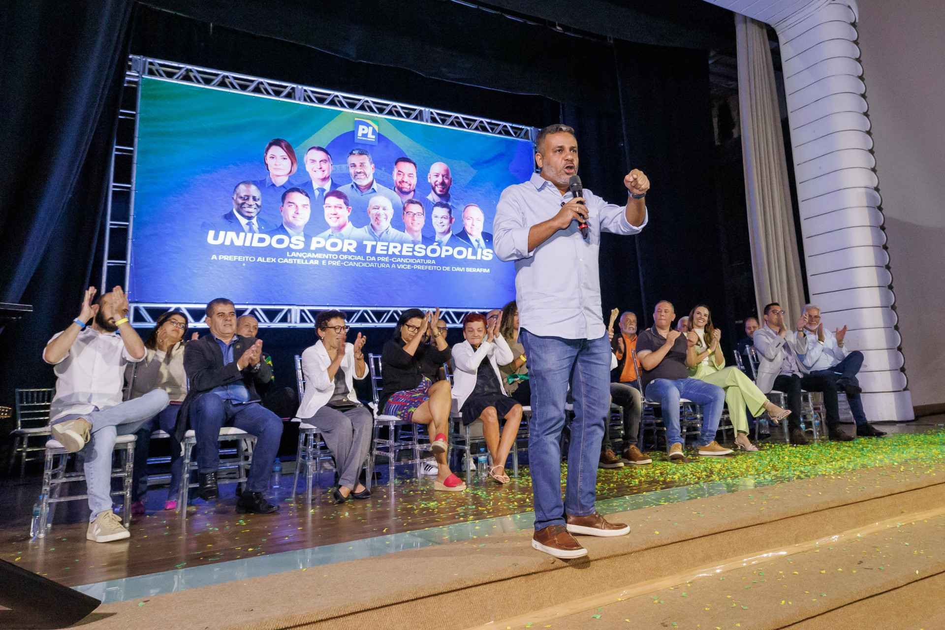 Lema do projeto de pré-candidatura de Castellar e Serafim é não deixar Teresópolis retroceder - Bruno Nepomuceno