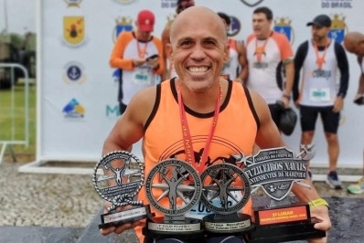 Sargento PM do Batalhão de Belford Roxo brilha na Corrida dos Fuzileiros Navais na Zona Sul