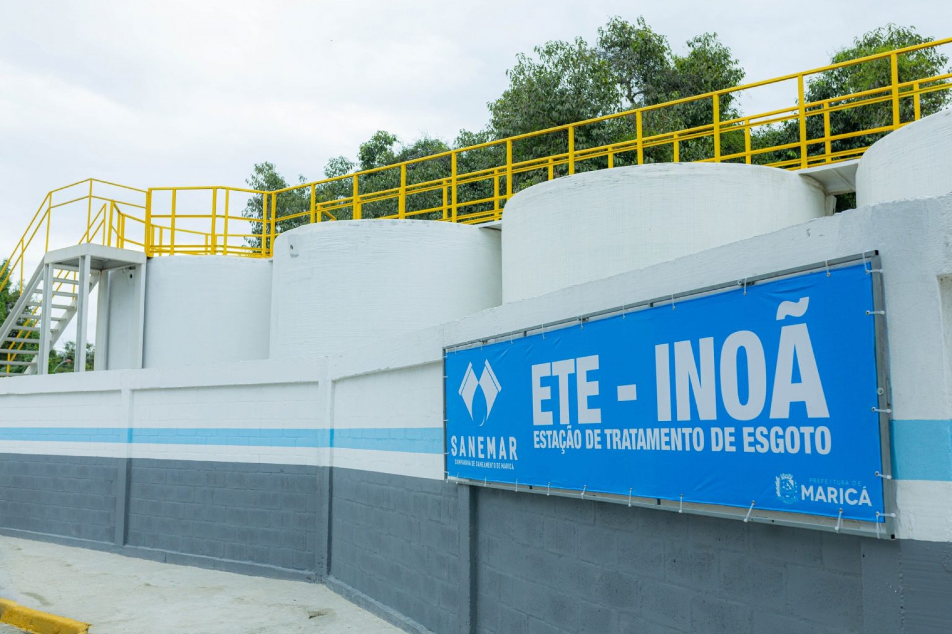 Estação de Tratamento de Esgoto de Inoã (ETE) - Foto: Bernardo Gomes/ Ascom