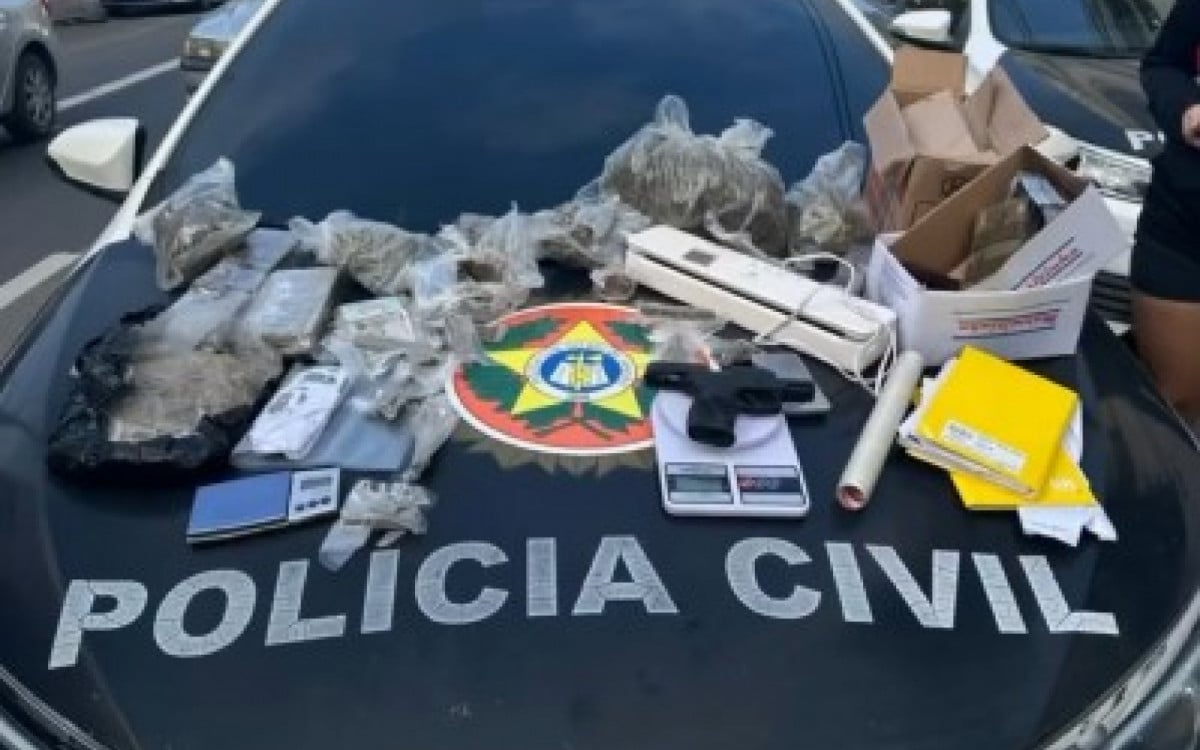 Operação 'Maresia', prende quatro integrantes de quadrilha que entregava drogas a domicílio - Divulgação/PCERJ